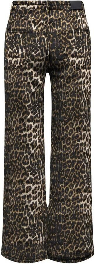 Only High waist wide leg broek in 5-pocketmodel model 'JUICY-ANLIE'