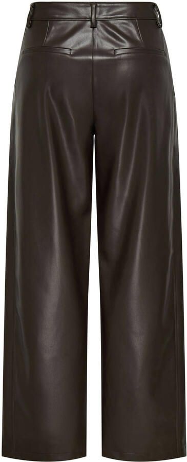 Only Broek Neli Faux Barrel Trousers Chocolate Torte - Foto 3