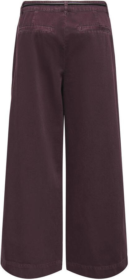 Only baggy fit wijdte broek van zuivere katoen model 'SILLA'