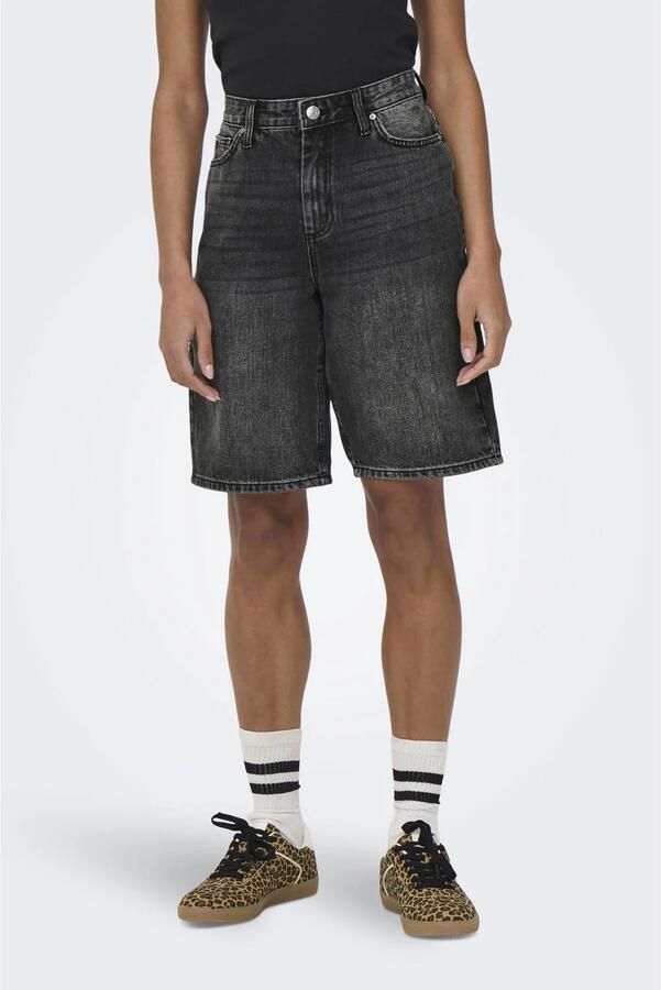 Only Regular fit korte jeans met wijde pijpen model 'SONNY' - Foto 2