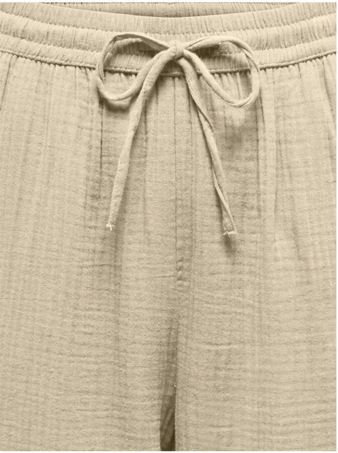 Only Regular fit stoffen broek in kreuklook model 'THYRA' - Foto 2