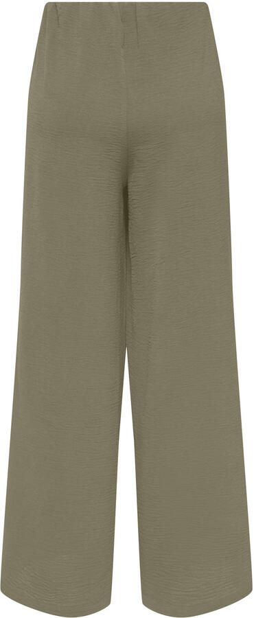 ONLY wide leg high waist casual broek groen - Foto 3