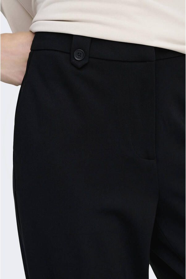 ONLY wide leg high waist casual broek zwart - Foto 2
