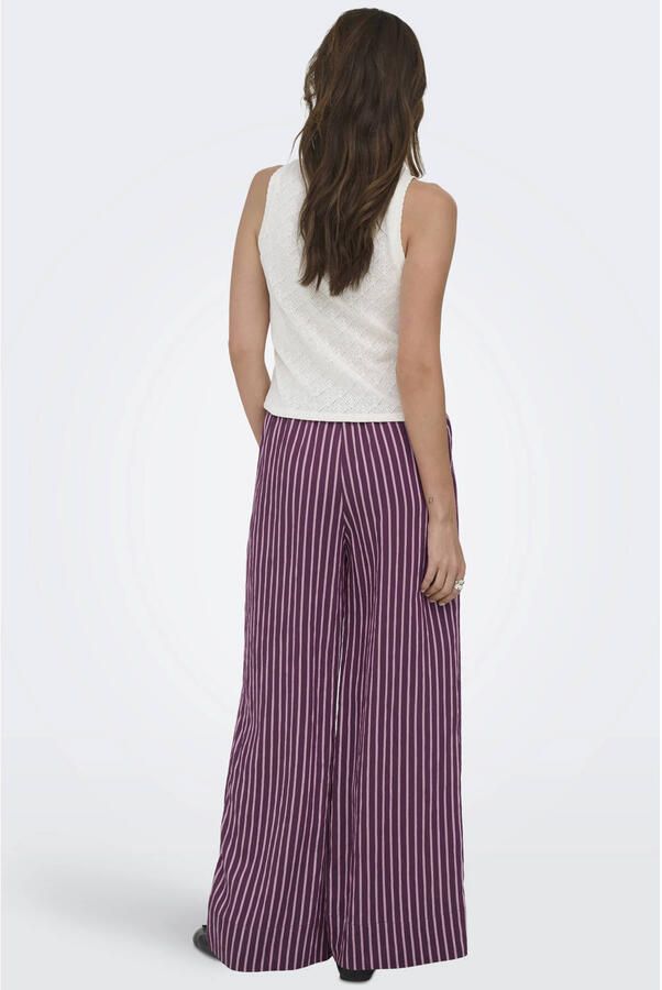 Only regular fit wijdte broek van viscosemix model 'MELDOLA' - Foto 2