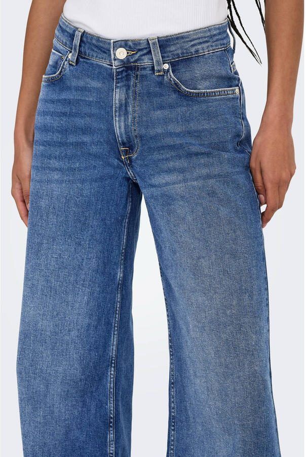 ONLY wide leg jeans dark blue denim - Foto 2