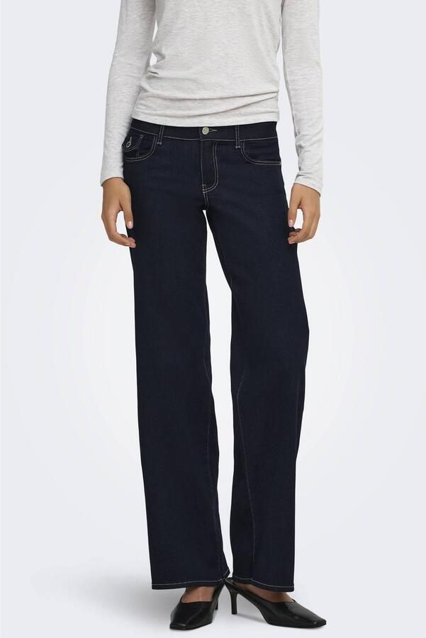ONLY wide leg jeans dark blue denim