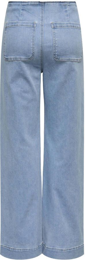 ONLY wide leg jeans light blue denim - Foto 3