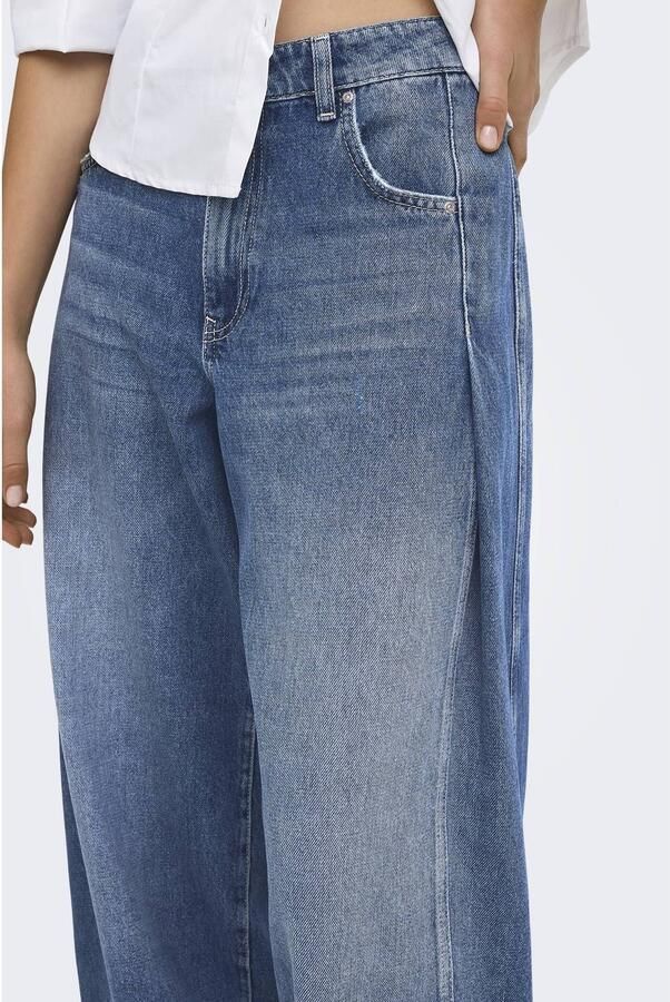 ONLY wide leg jeans medium blue denim - Foto 2