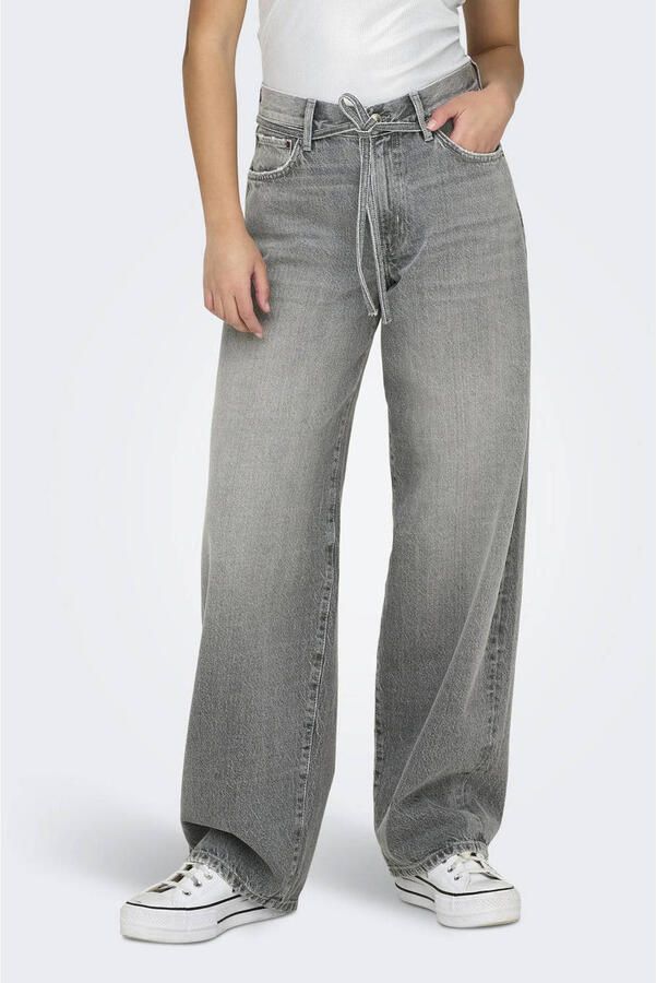 Only Jeans 15338246 ONLGIANNA MW STRAIGHT-DENIM GREY - Foto 2