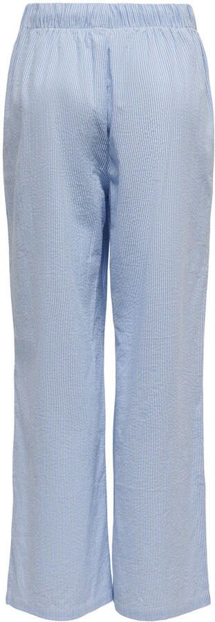 Only Regular fit wijde broek met all-over motief model 'AUGUSTA'