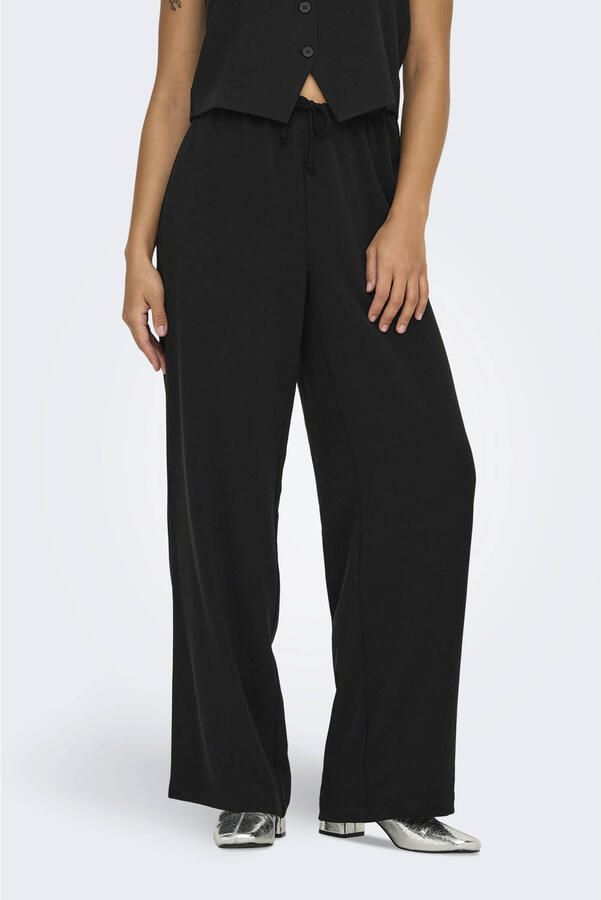 Only Brede broek met viscose model 'THANA LIFE' - Foto 2