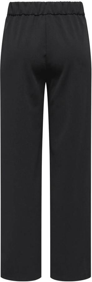 ONLY wide leg regular waist casual broek zwart
