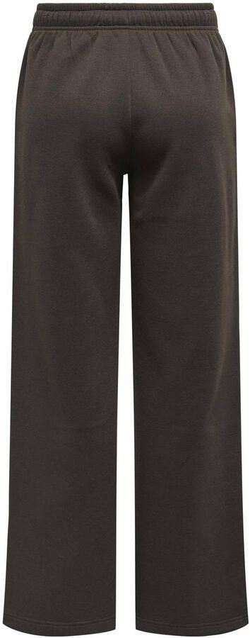 ONLY wide leg regular waist sweatpants donkerbruin - Foto 2