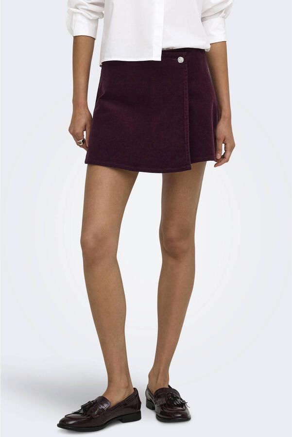Only Regular fit korte broek-rok van katoenmix model 'ZEVA'