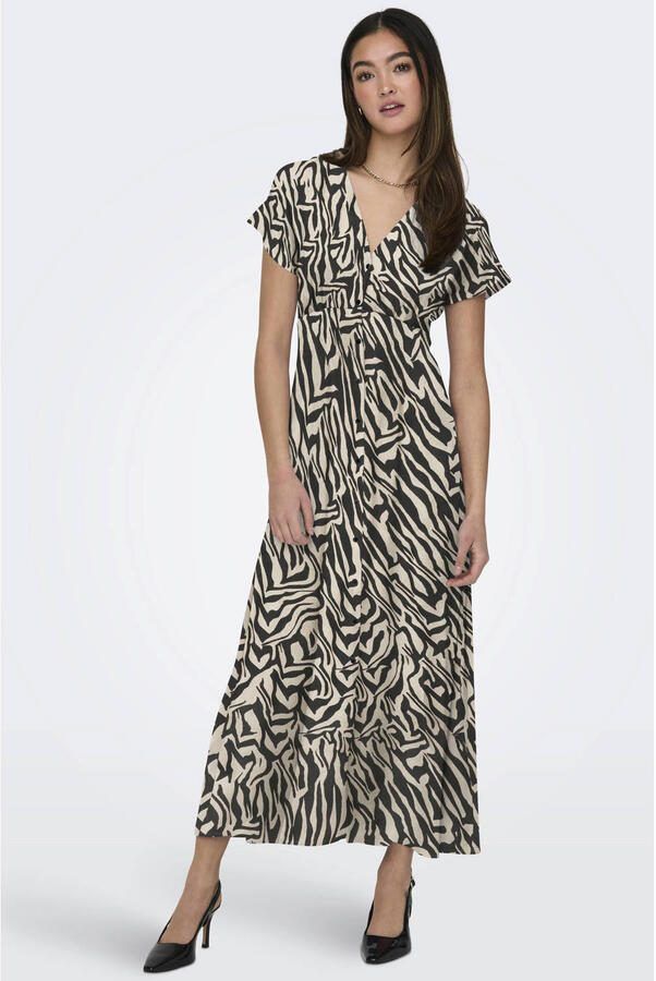 ONLY zebraprint zomerjurk