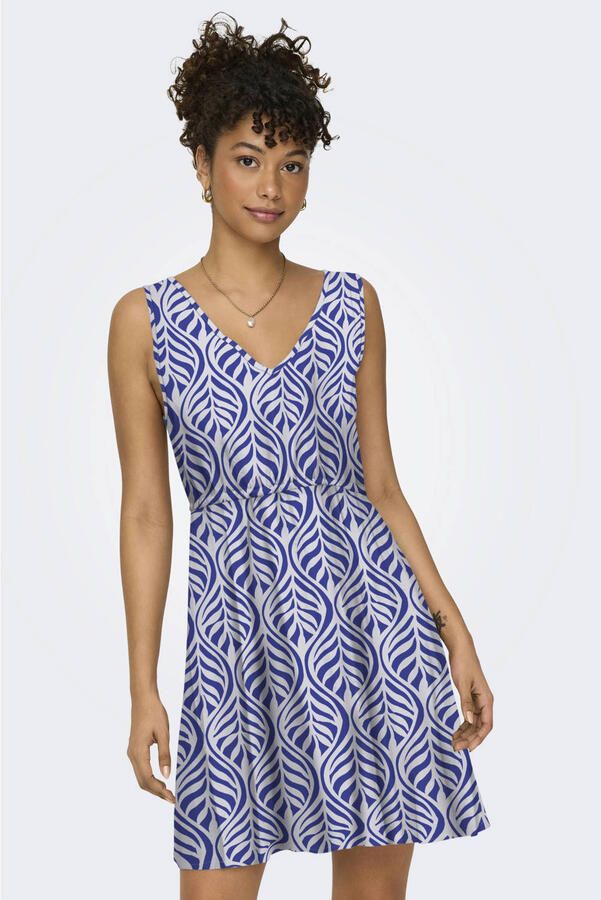 ONLY zomerjurk blauw