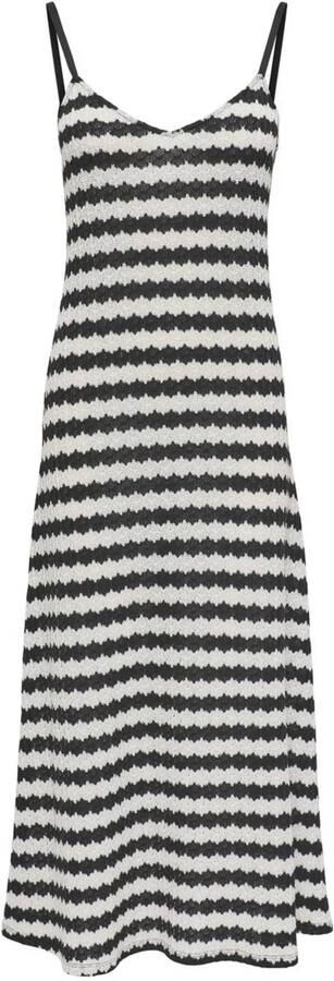 Only Gebreide jurk in A-lijn met spaghettibandjes - Foto 3