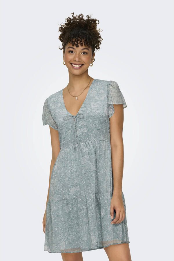 Only Regular fit chiffon jurk met bloemenmotief model 'AIDA ELISA LIFE'