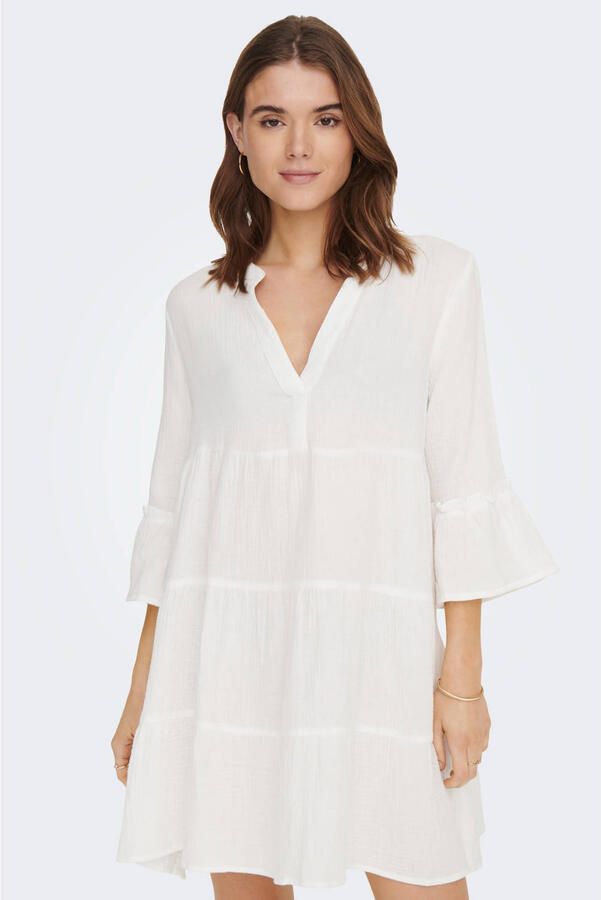 Only Flatteuze jurk van puur katoen model 'THYRA' - Foto 2