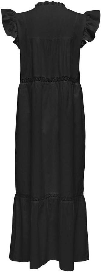 Only Sunny Capsleeve Frill Long Jurk Dames
