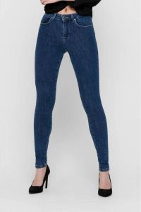 ONLY push-up skinny jeans ONLPOWER dark blue denim
