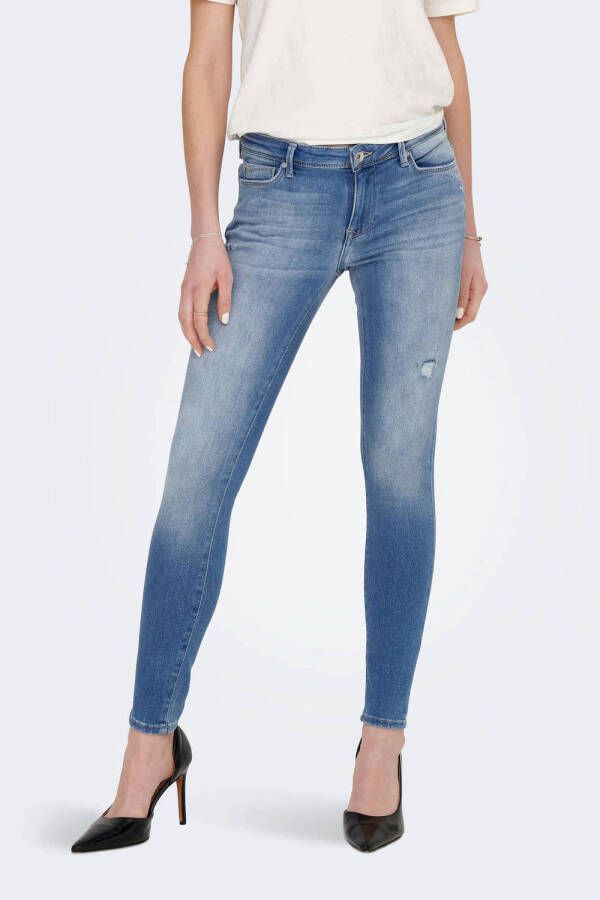 ONLY push-up skinny jeans ONLSHAPE blauw