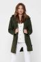 Only Functionele jas ONLSALLY RAINCOAT met capuchon en voering van teddy-pluche - Thumbnail 1