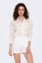 ONLY semi-transparante blouse ONLNEW LALISA met open detail wit - Thumbnail 1