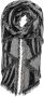ONLY sjaal ONLLANA met zebraprint grijs zwart - Thumbnail 1