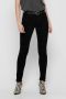 Only Zwarte effen jeans met ritssluiting en knoopsluiting Black Dames - Thumbnail 1