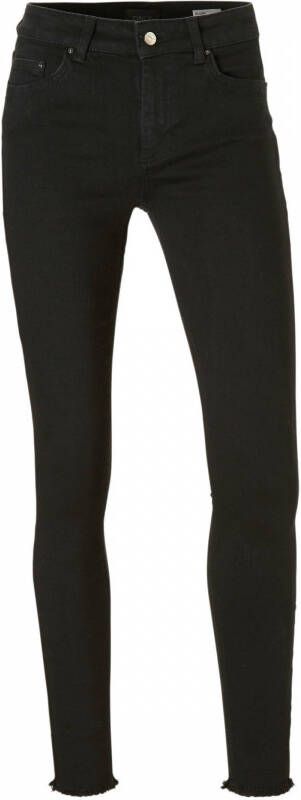 Only Zwarte effen jeans met ritssluiting en knoopsluiting Black Dames - Foto 2