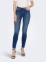Only Stone-washed skinny fit jeans met used-effecten - Thumbnail 1