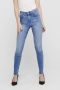 Only Slim fit jeans met labeldetails model 'BLUSH LIFE' - Thumbnail 1