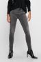 ONLY high waist skinny jeans ONLROYAL dark grey denim regular - Thumbnail 1
