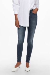 Only Skinny fit mid waist jeans met stretch model 'Wauw'