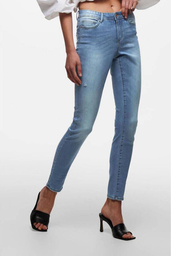 ONLY skinny jeans ONLWAUW light medium blue denim