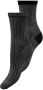 ONLY sokken ONLELENA set van 2 grijs zwart - Thumbnail 1
