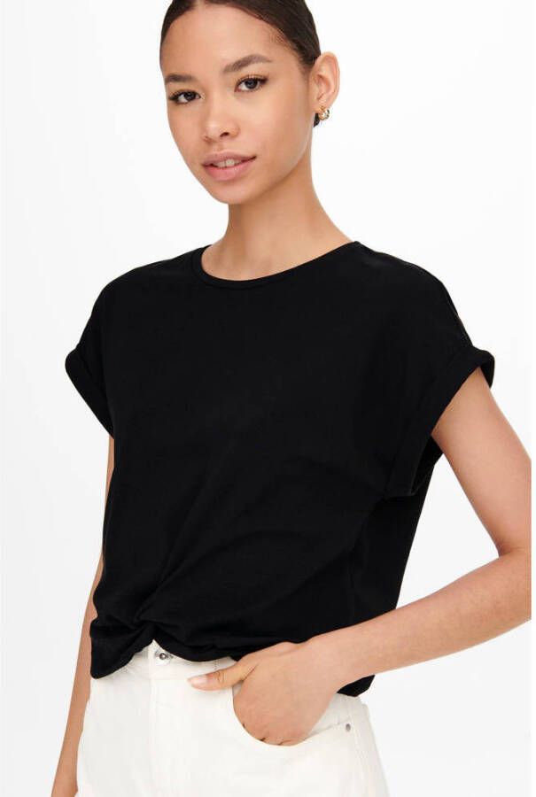Only Shirt met korte mouwen ONLREIGN S S KNOT TOP NN