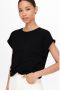 Only Shirt met korte mouwen ONLREIGN S S KNOT TOP NN - Thumbnail 1
