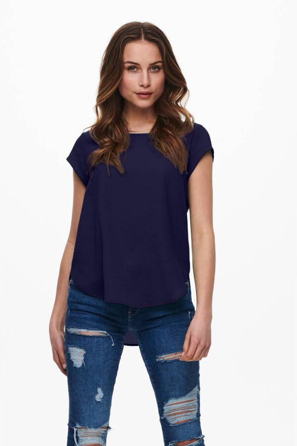 Only Shirtblouse ONLVIC S S SOLID TOP