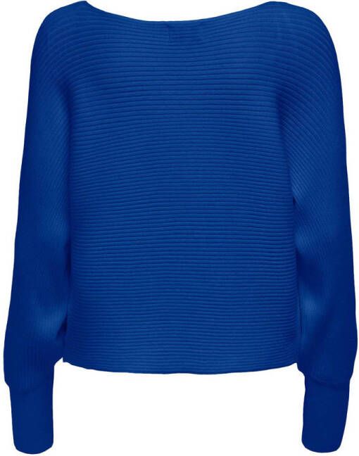 ONLY trui ONLADALINE met textuur blauw - Foto 3