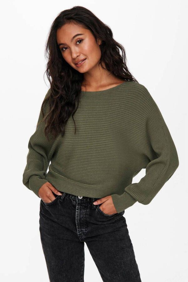 Only Gebreide pullover met structuurmotief model 'LADALINE'