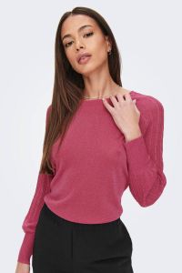 Only Round-neck Knitwear Roze Dames