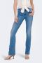 ONLY Wehkamp x Denise Anna's flared jeans ONLHUSH light blue denim - Thumbnail 1