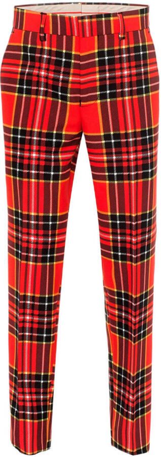 OppoSuits geruit kostuum The Lumberjack rood Jongens Polyester Reverskraag 110 116 - Foto 2