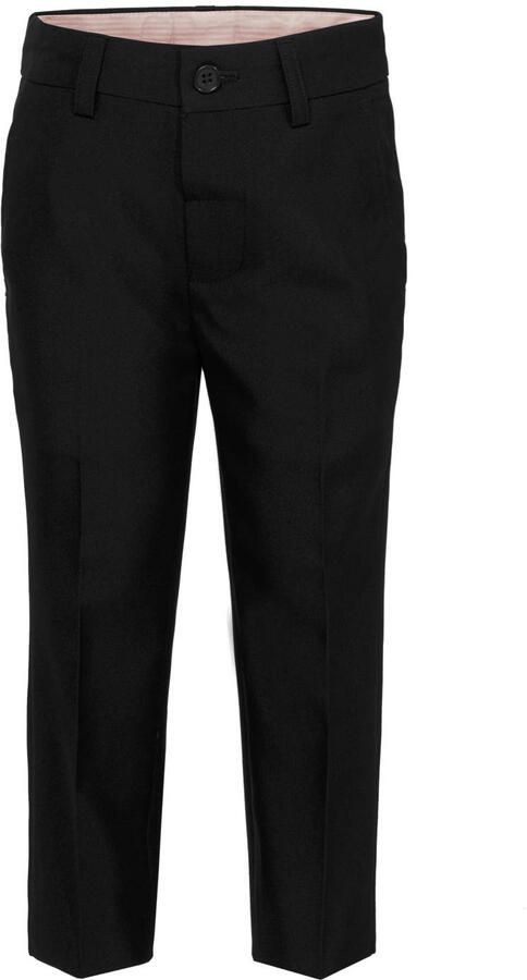 OppoSuits kostuum Black Knight zwart Jongens Polyester Reverskraag Effen 158 164
