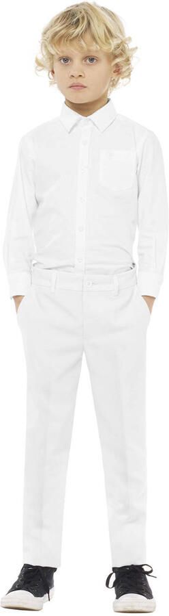 OppoSuits kostuum wit Jongens Polyester Reverskraag Effen 170 176 - Foto 3