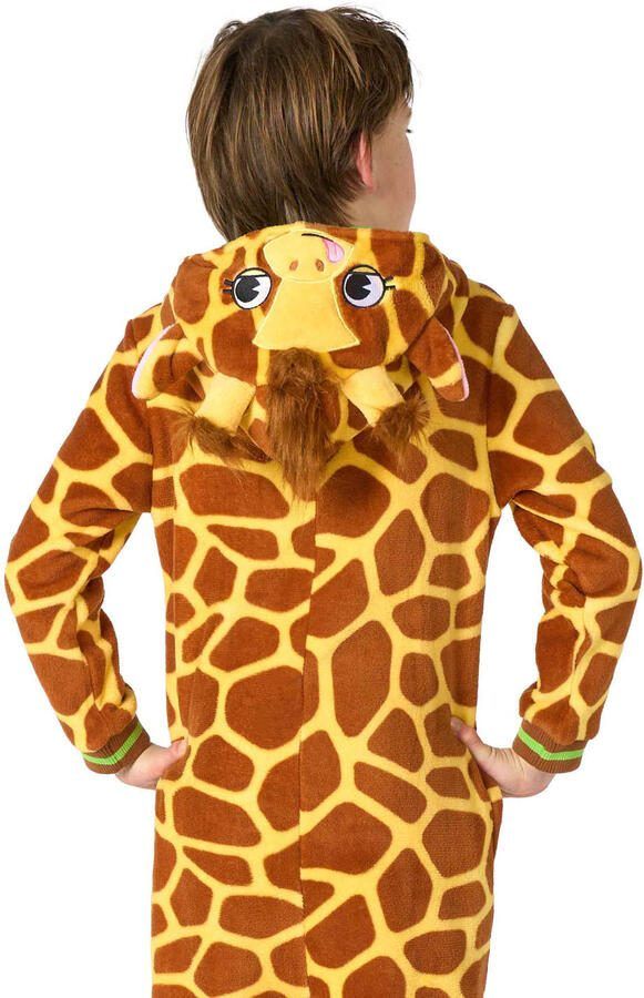 OppoSuits onesie giraffe bruin geel - Foto 2