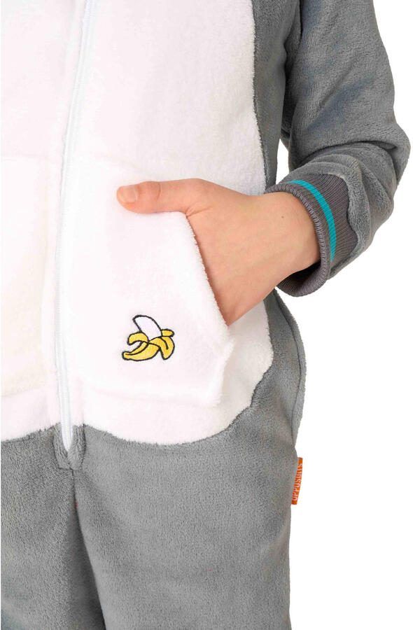 OppoSuits Onesie maki grijs wit - Foto 2