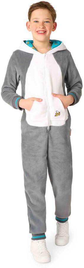 OppoSuits Onesie maki grijs wit - Foto 3